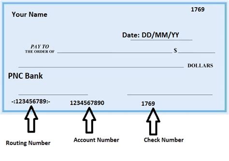 Where to find the PNC BANK, NEW JERSEY routing number on a paper check The ABA Check Routing Number is on the bottom left hand side of any check issued by PNC BANK,. . Account number pnc check